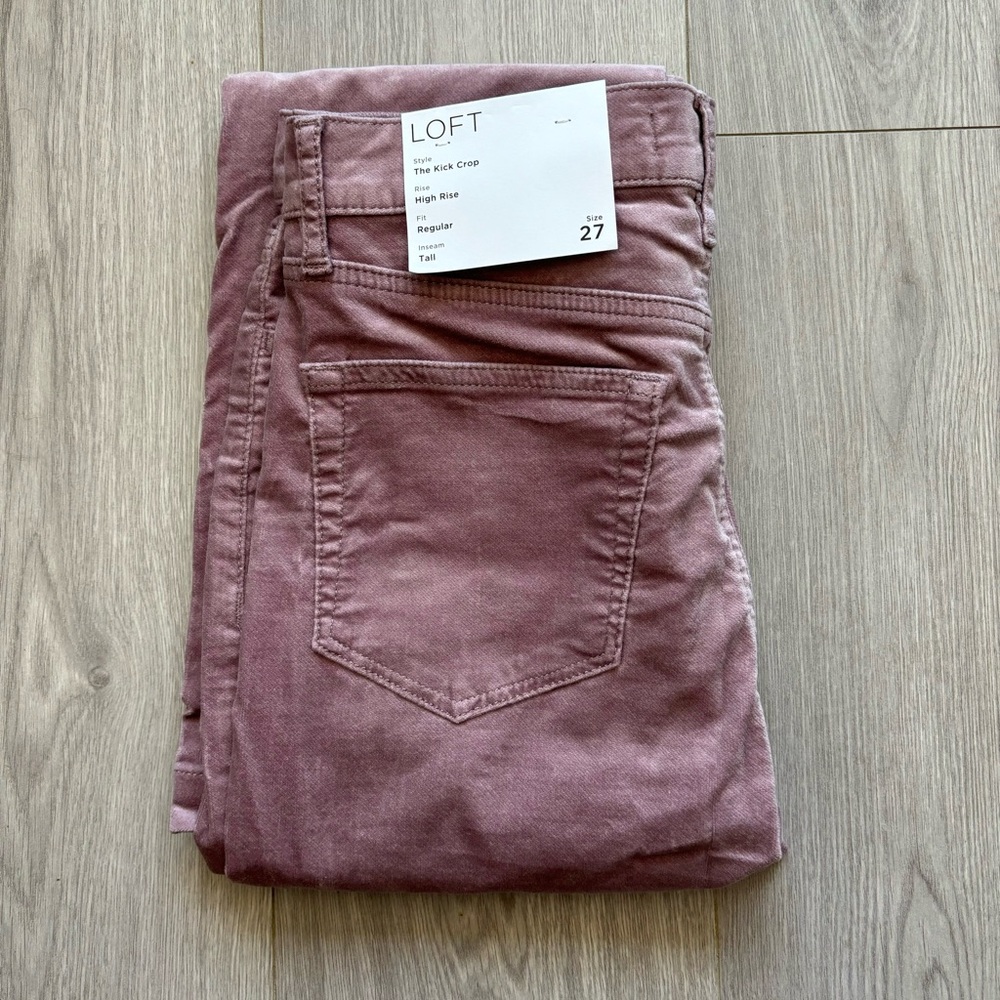 LOFT The Kick Crop - High Rise | Size 27 TALL